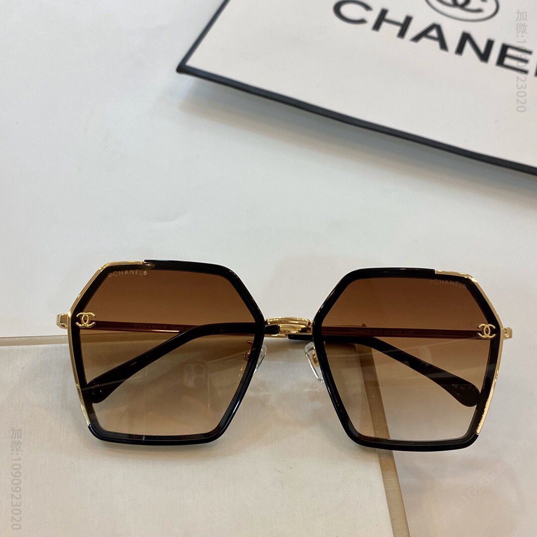 CHANEL香奈儿纯手工切边镜片太阳眼镜