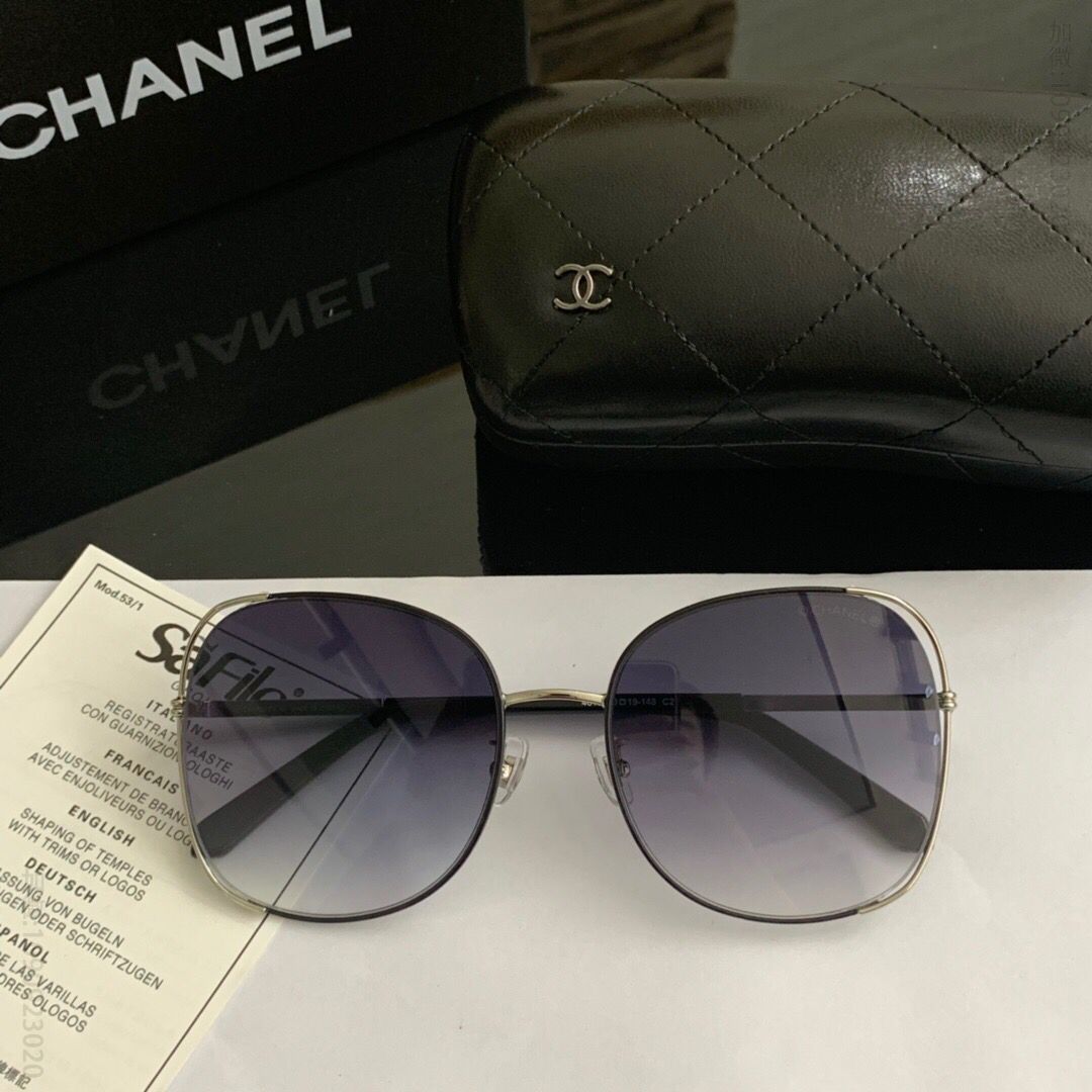 CHANEL香奈儿女士圆框太阳眼镜