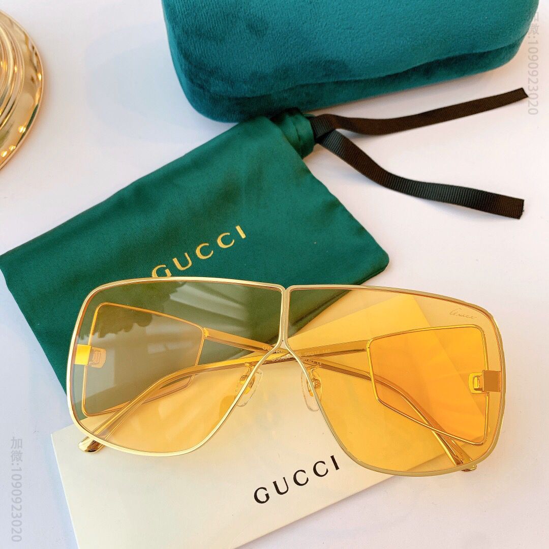 GUCCI古驰潮流时尚大框男女通用太阳眼镜