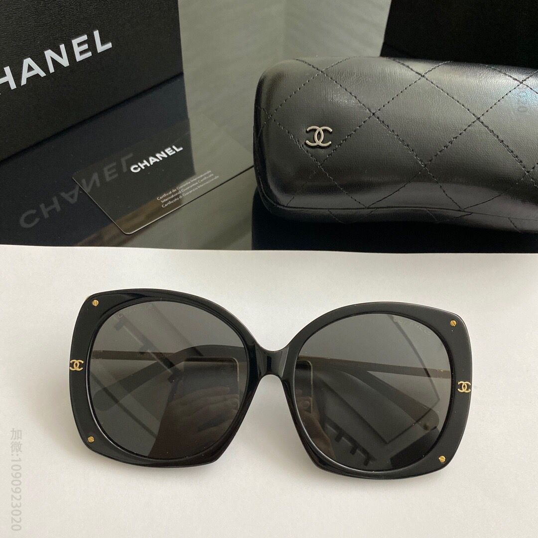 CHANEL香奈儿凌角形大框经典元素太阳眼镜