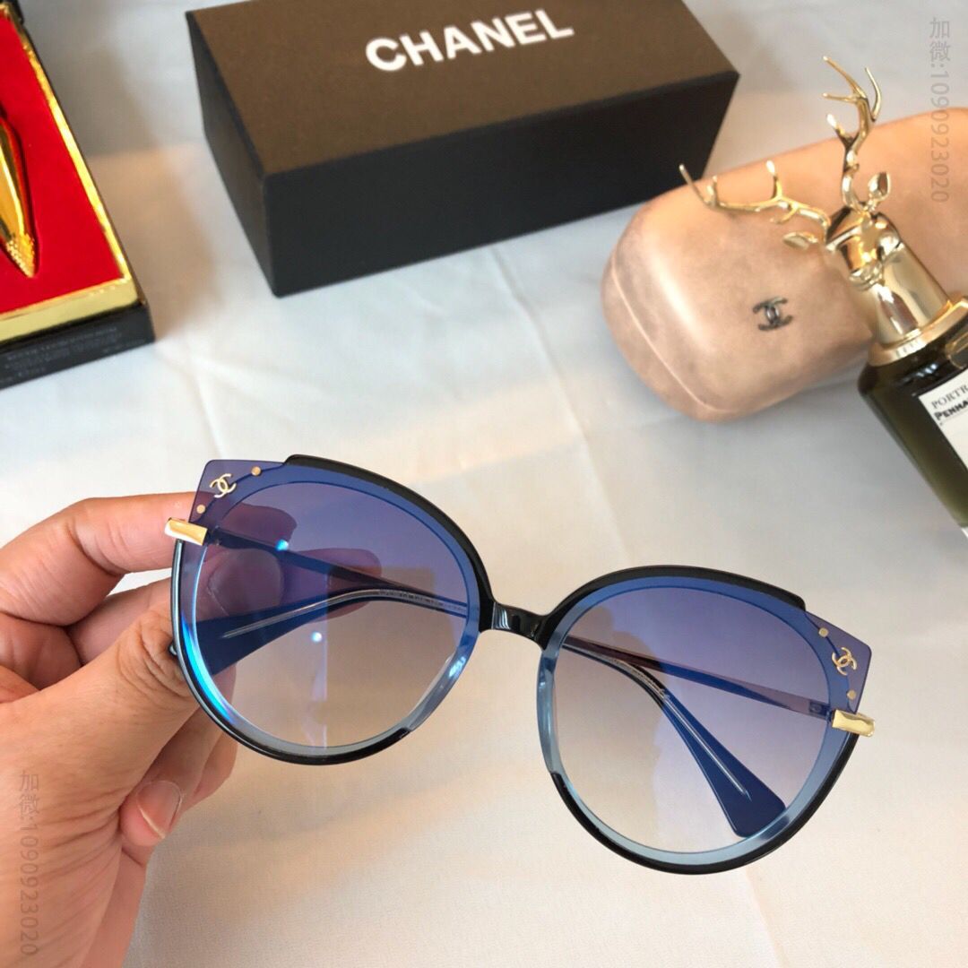CHANEL香奈儿2023秋夏新款双C镜腿配饰太阳眼镜