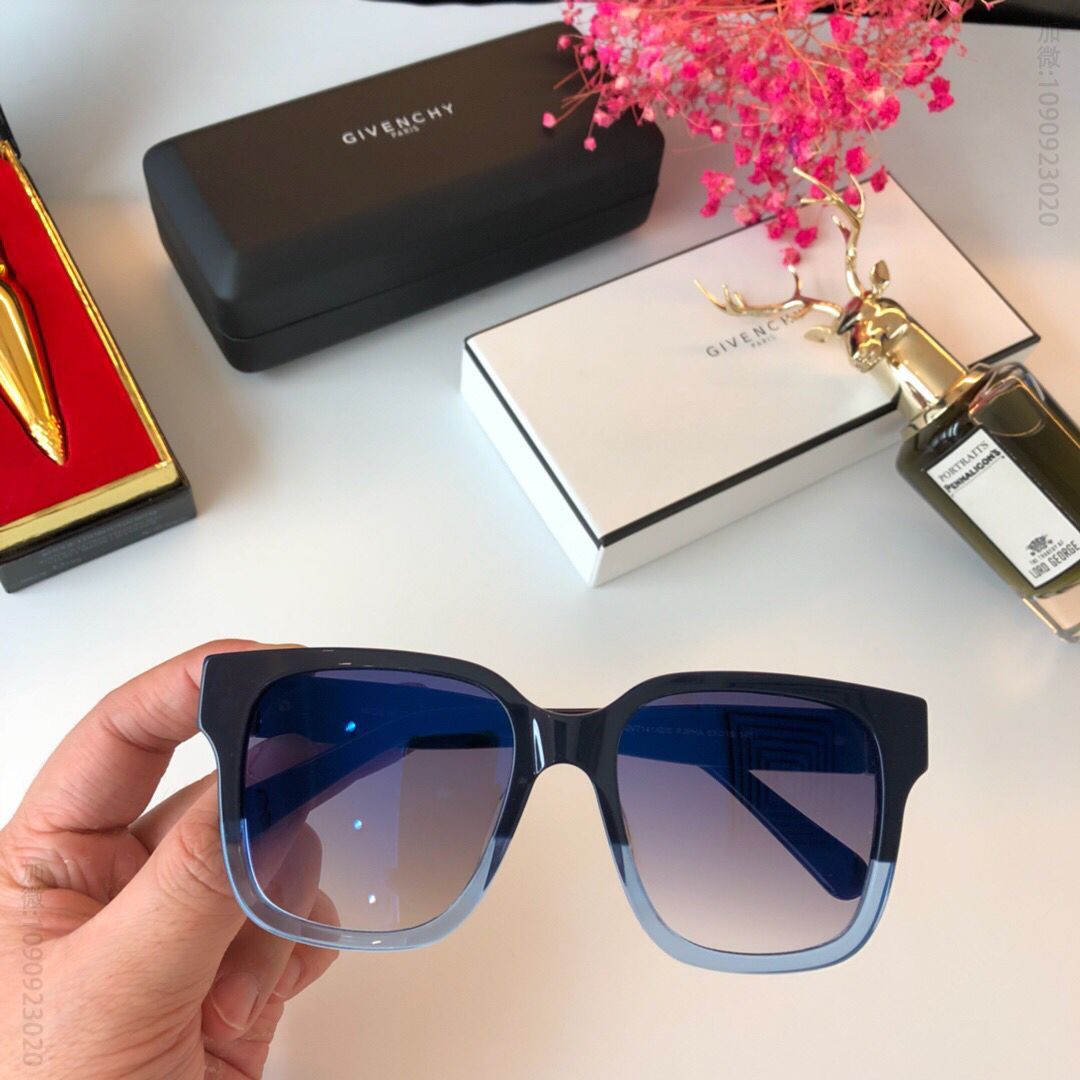 GIVENCHY纪梵希镜腿G字logo小金扣双色拼料太阳眼镜