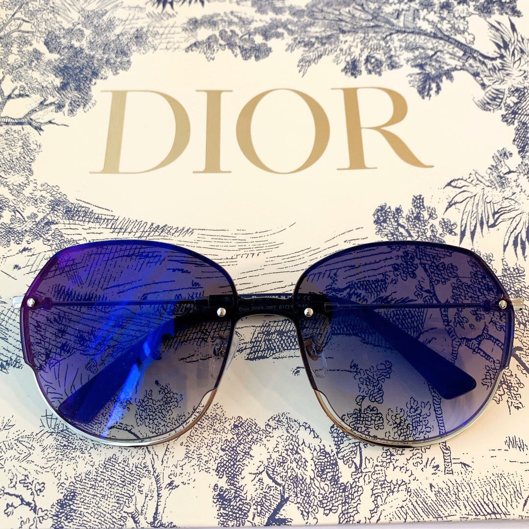 Dior迪奥圆形镂空女士太阳眼镜