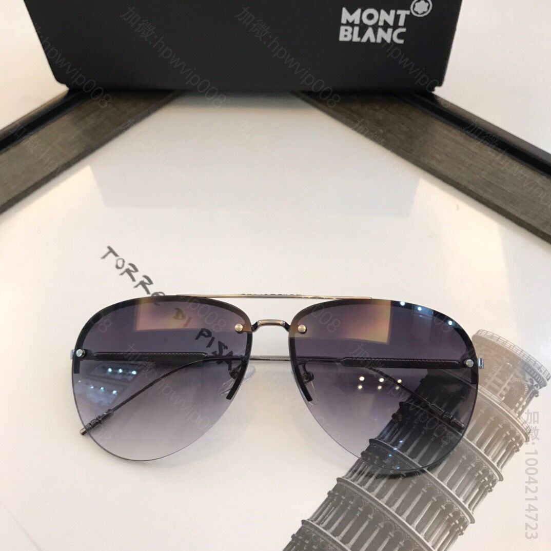 高仿万宝龙男款眼镜 MONTBLANC万宝龙哈气显logo镜片男士太阳眼镜 高仿万宝龙眼镜图片 