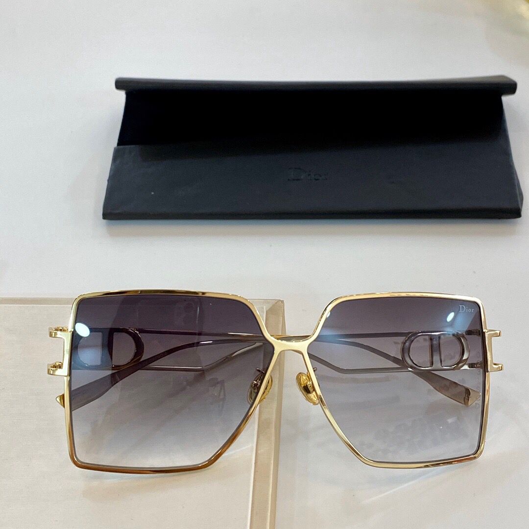 Dior迪奥全框金属方形防蓝光镜片太阳眼镜