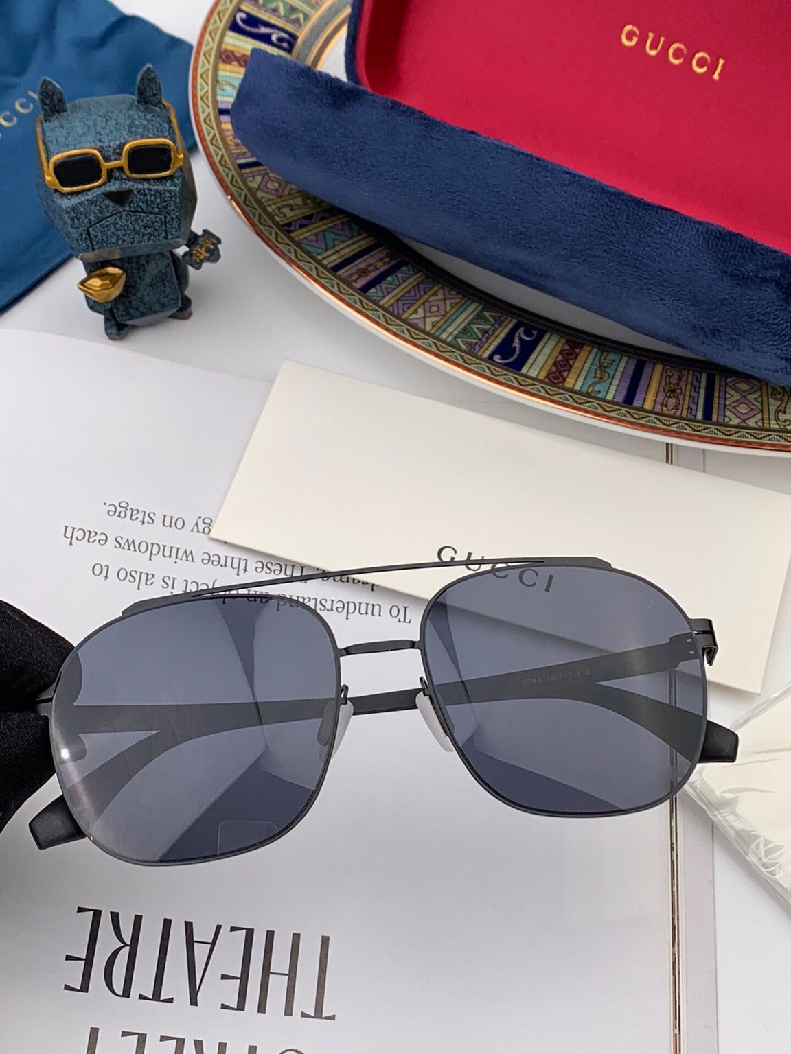 GUCCI古驰2023新款高清尼龙镜片男女通用太阳眼镜