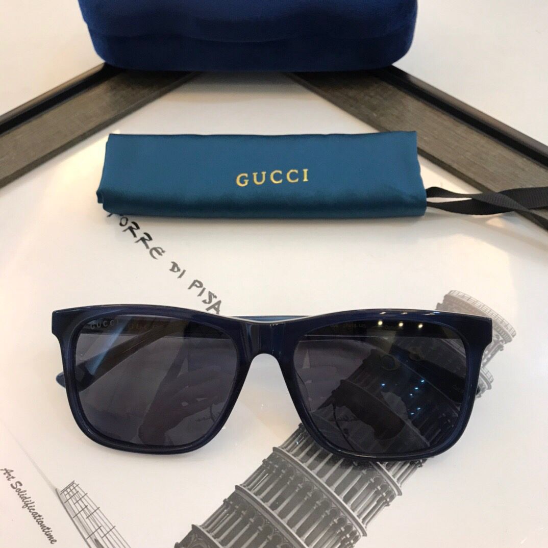 GUCCI古驰2023新款时尚大框男女通用太阳眼镜