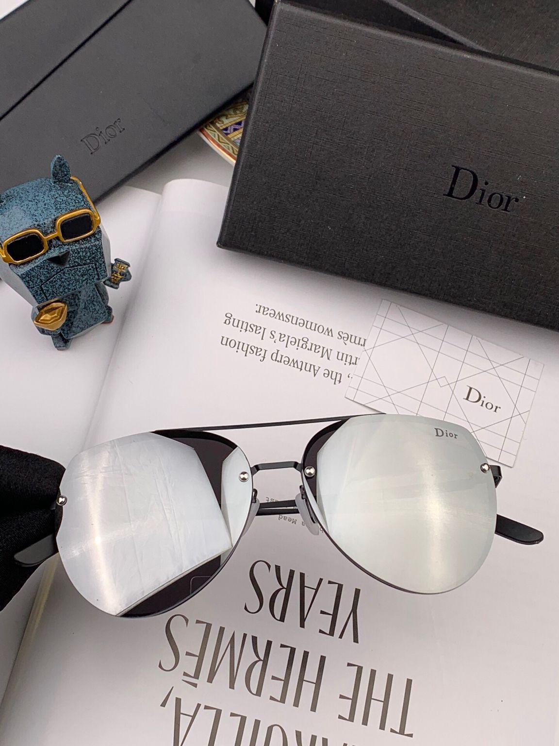 高仿迪奥男女款眼镜 迪奥眼镜 Dior迪奥2023新款男女情侣款高清尼龙镜片太阳眼镜 