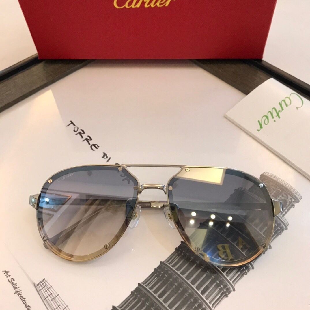 Cartier卡地亚经典蛤蟆款男女通用太阳眼镜