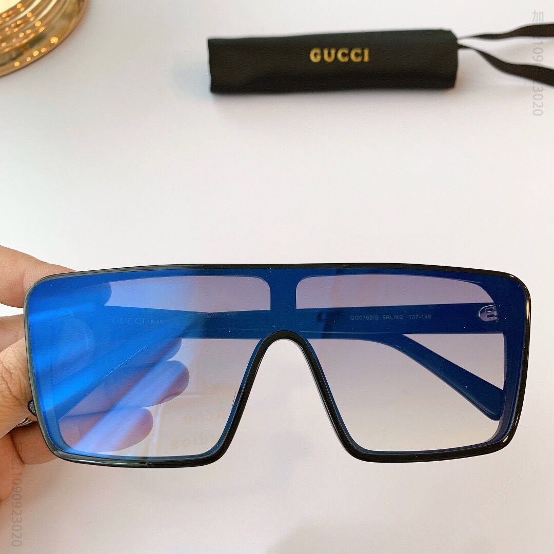 GUCCI古驰连体镜片方框男女通用太阳眼镜