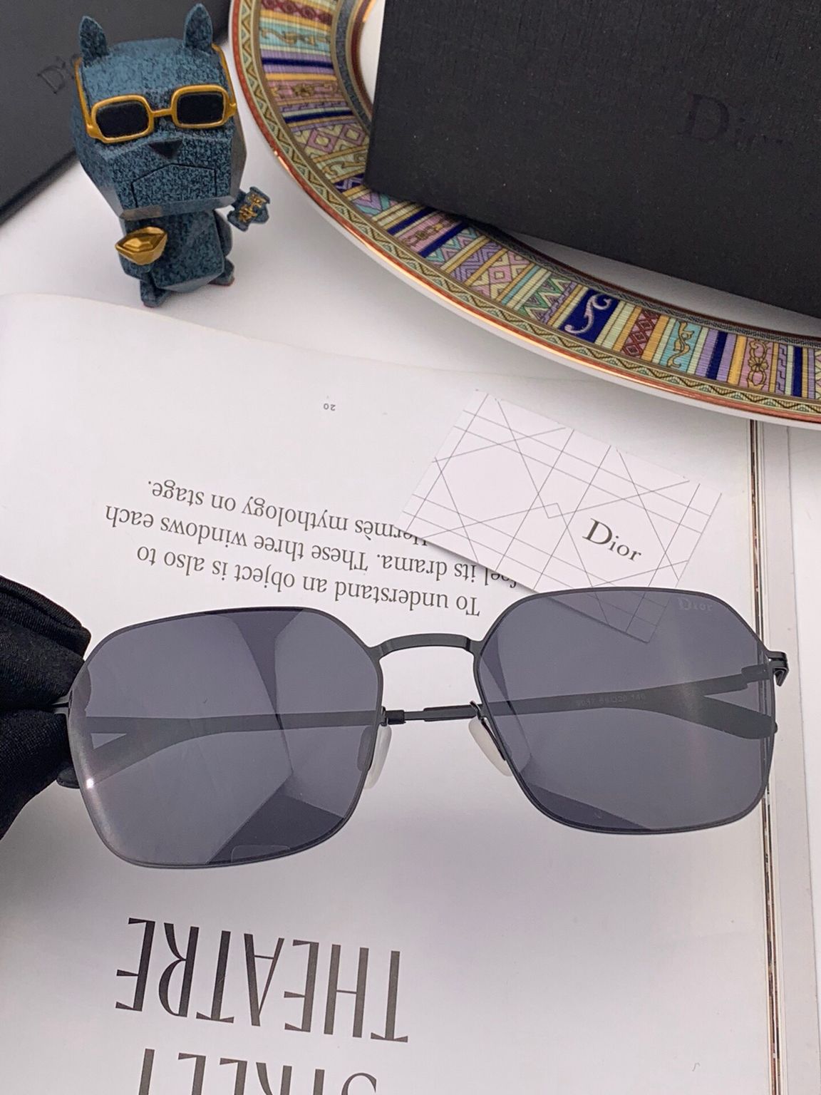Dior迪奥2023新款高清尼龙镜片男女情侣款太阳眼镜 高仿迪奥男女款眼镜 