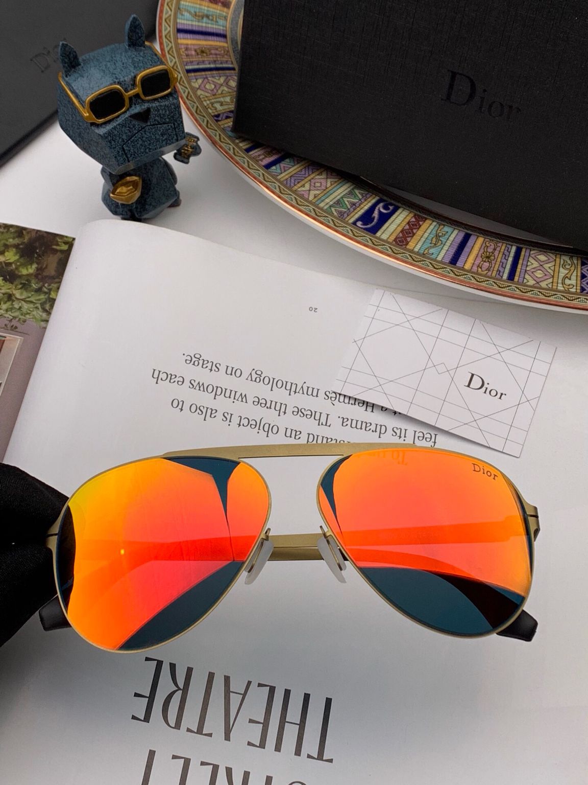 Dior迪奥2023开春新款全金属时尚大方框墨镜太阳眼镜