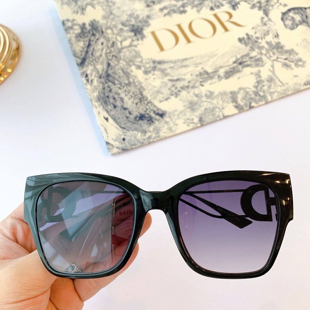 A货迪奥男女款眼镜 Dior迪奥20年新款方形太阳眼镜 A货迪奥眼镜批发 