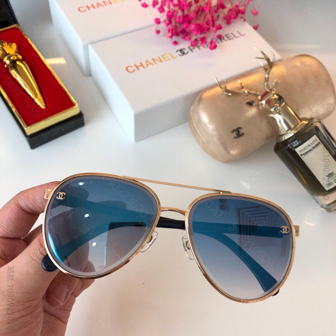 CHANEL香奈儿钻石立体切割镜片女士太阳眼镜