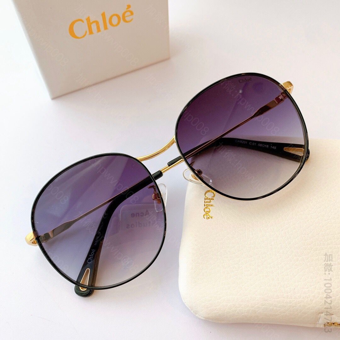 Chloé克洛伊独特个性大框设计女士太阳眼镜 A货蔻依眼镜 