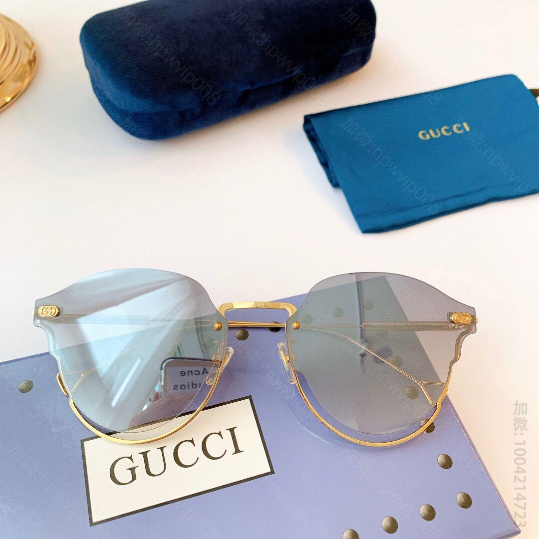 精仿古琦女款眼镜 GUCCI古驰金属复古女士太阳眼镜 精仿古琦眼镜网站 