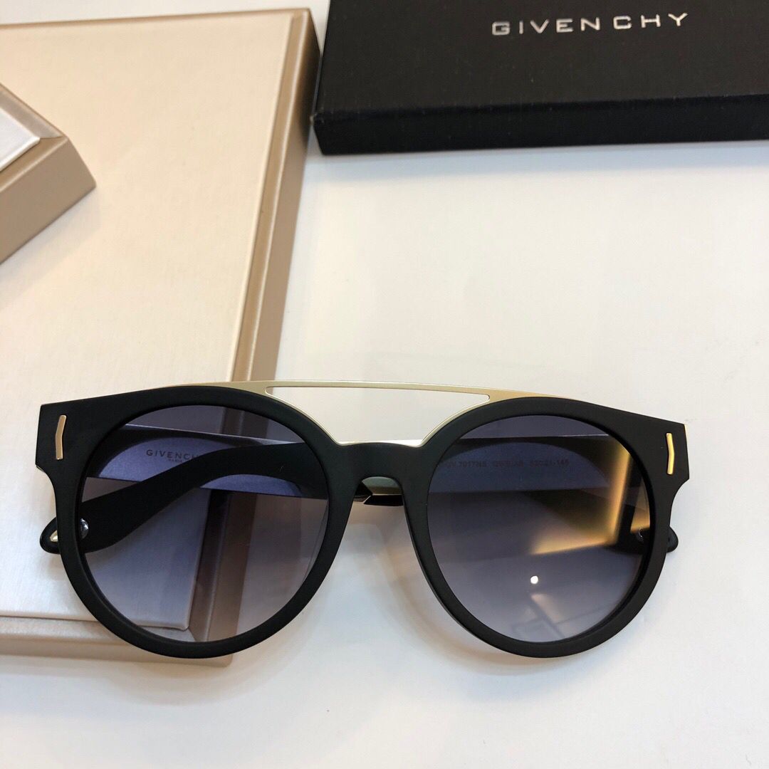 Givenchy纪梵希字母元素圆形男士太阳眼镜