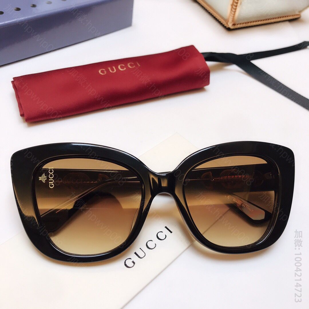 A货古奇女款眼镜 GUCCI古驰简约板材大框女士太阳眼镜 A货古奇眼镜货源 