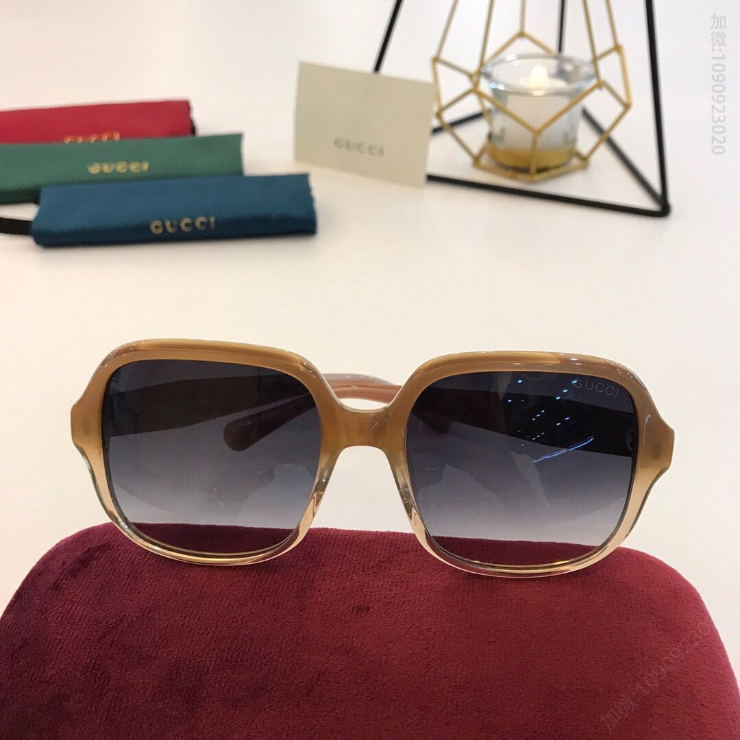 GUCCI古驰完美品质简约设计板材框男女通用时尚太阳眼镜