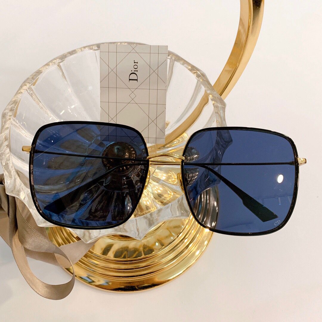 复刻迪奥男女款眼镜 Dior迪奥时尚镂空设计大方框太阳眼镜 复刻迪奥眼镜价格 