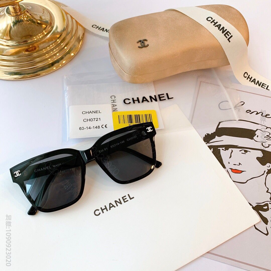 CHANEL香奈儿新品小方形女士太阳眼镜