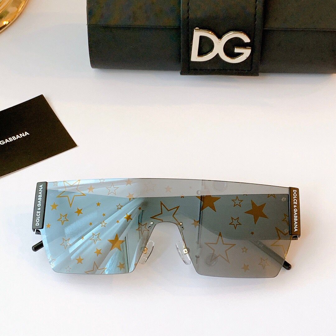 DOLCE&GABBANA杜嘉班纳英文字母标识DG大Logo男女通用太阳眼镜