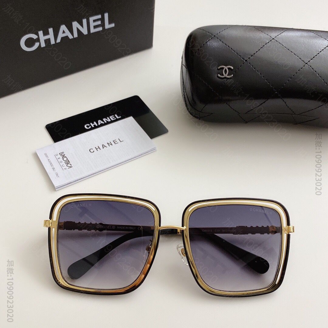 CHANEL香奈儿新品方形大框太阳眼镜
