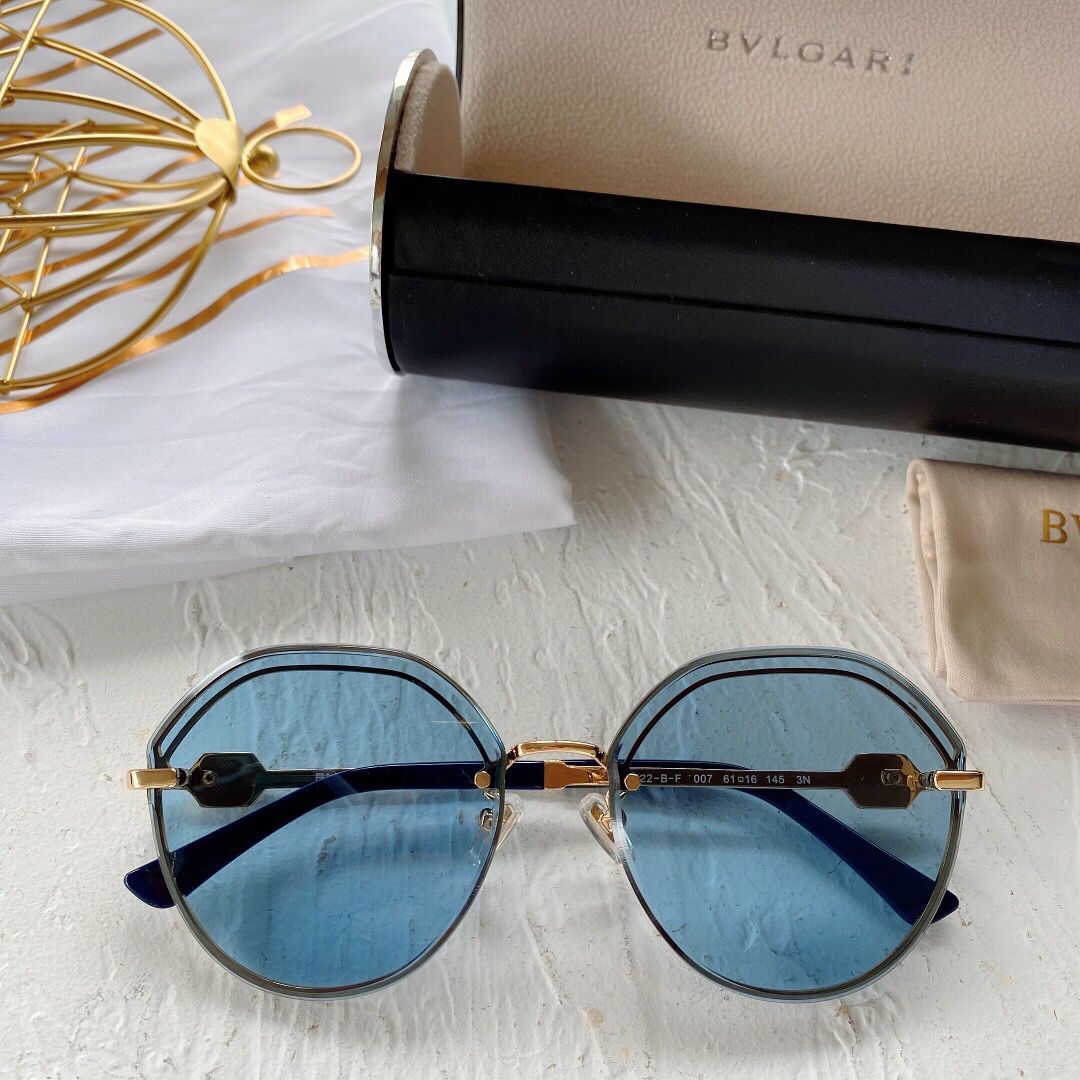 BVLGAR宝格丽金属款双色电镀太阳眼镜