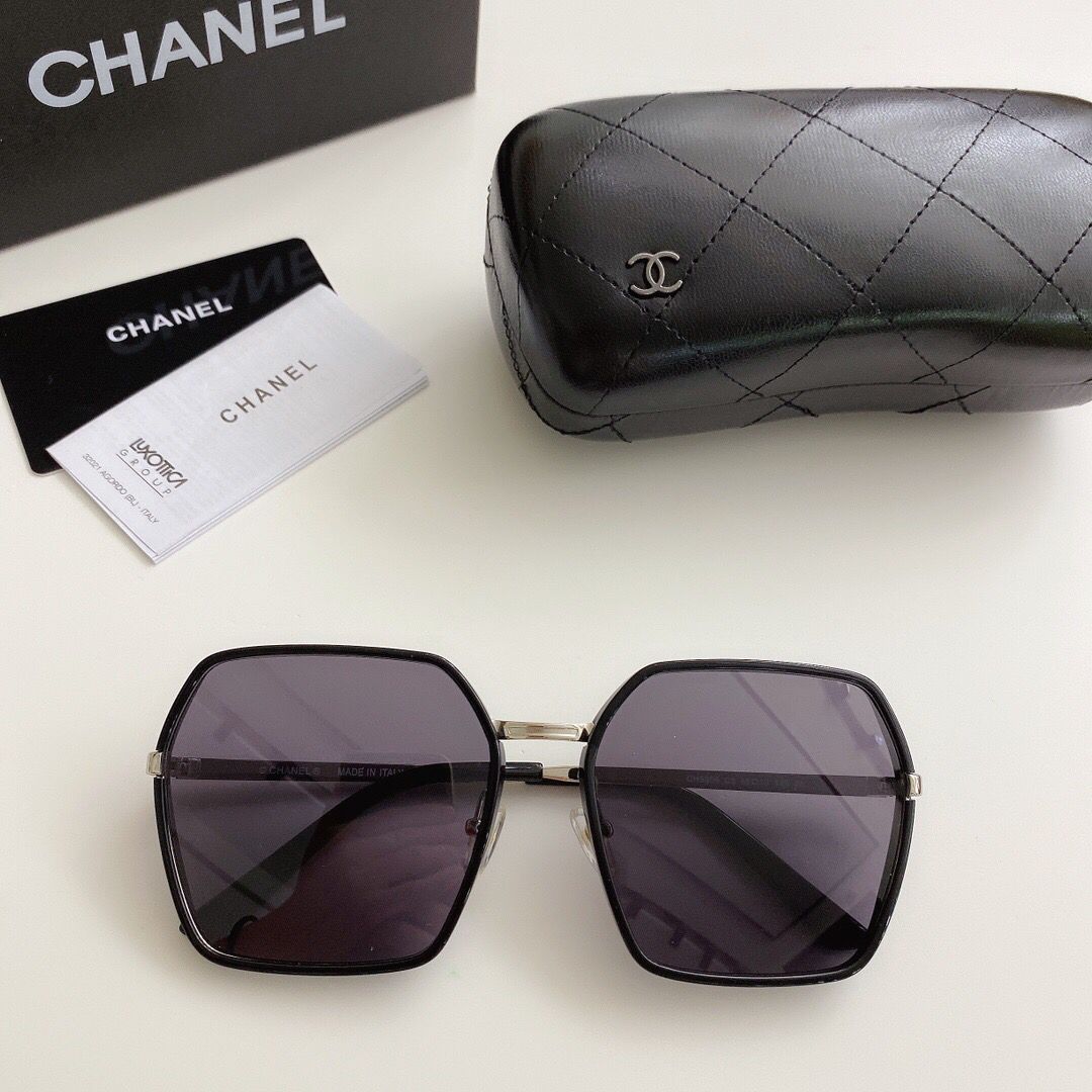 CHANEL香奈儿新品高品质方形大框时尚太阳眼镜