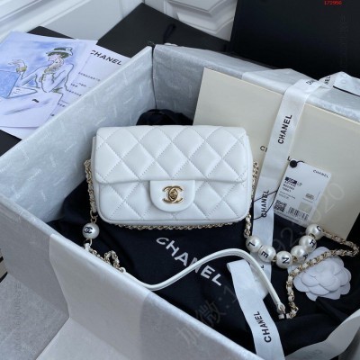 Chanel 白色 cf珍珠包 高仿香奈儿珍珠包