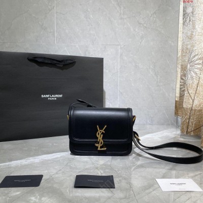 2023 IT BAG 意大利细牙签纹Box牛皮 A货圣罗兰女包 高仿圣罗兰
