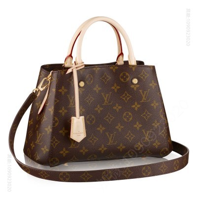 LV老花 LV Montaigne 小号手袋 LV女包 LV蒙田包 LV手提斜跨俩用包 高仿LV