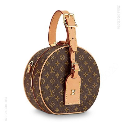 LV老花 LV Petite Boite Chapeau 手袋 LV圆桶包 LV圆饼包 LV走秀款女包 高仿LV