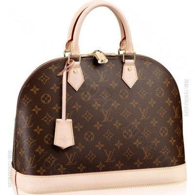 LV老花 LV ALMA 中号手袋 LV贝壳包 大号 无肩带 高仿LV