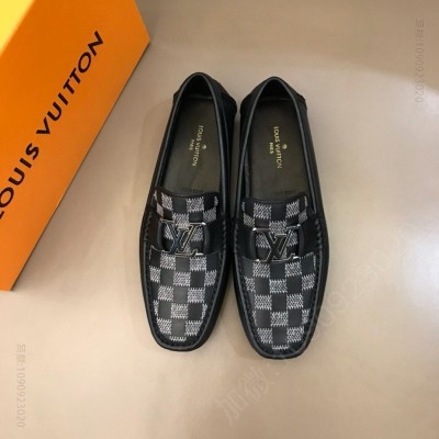 LV男鞋 LV MAJOR 乐福鞋 LV豆豆鞋 LV男鞋 LV开车鞋 黑色 高仿LV