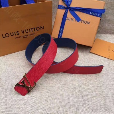 LV男士皮带/腰带 LV皮带 原单品质 专柜新包装 进口牛皮 手工缝线 双面...
