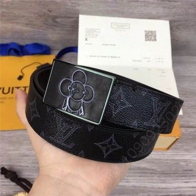 LV男士皮带/腰带 LV皮带 原单品质 专柜新包装 进口牛皮 手工缝线 吉祥物 高仿LV