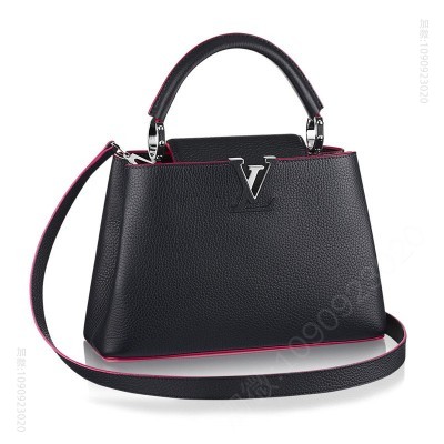 LV包包 LV CAPUCINES 小号手袋 LV单肩斜挎包 LV全皮女包 高仿路易威登包包 一比一高仿LV女包
