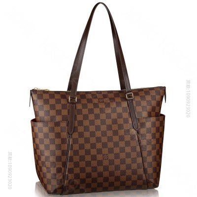 LV LV Damier帆布系列TOTALLY 中号手袋 LV购物袋 高仿路...