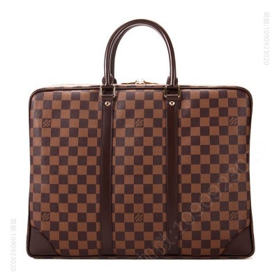LV男包 LV Porte-Documents Voyage 小号公文包 原单品质 LV男包 高仿路易威登男包