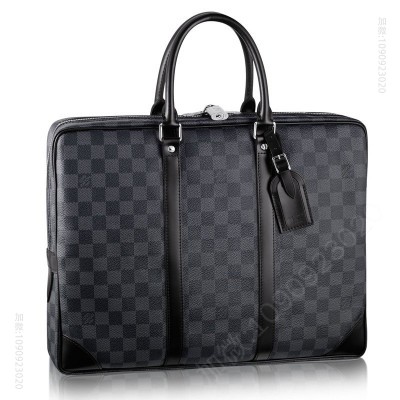 LV男包 LV Porte-Documents Voyage 公文包 LV行李包 LV休闲包 LV格仔 高仿路易威登男包