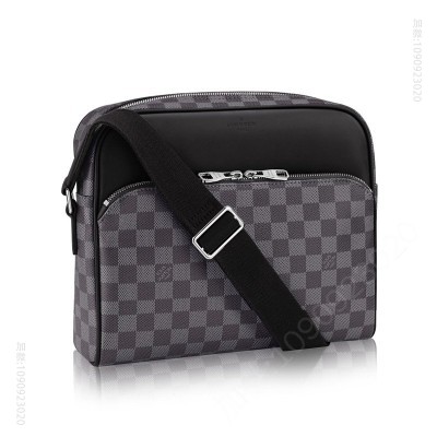 LV男包 LV Dayton 中号记者包 LV最新款 LV斜挎包 LV经典棋盘格 高仿路易威登男包