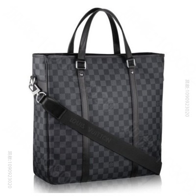 LV男包 LV Damier Graphite帆布 TADAO 经典男包 L...