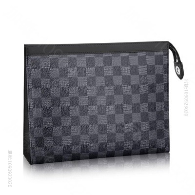 老花LV男包 LV POCHETTE VOYAGE 中号手袋 Damier ...