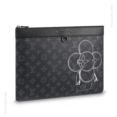 老花LV男包 LV Pochette Apollo 手袋 LV男包 LV吉祥物太阳花系列 LV手包 原单路易威登男包 高仿LV