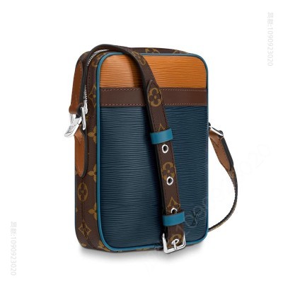 老花LV男包 LV Danube Slim 手袋 LV男包 Epi皮革搭配 Monogram帆布 LV相机包 原单路易威登男包 高仿LV