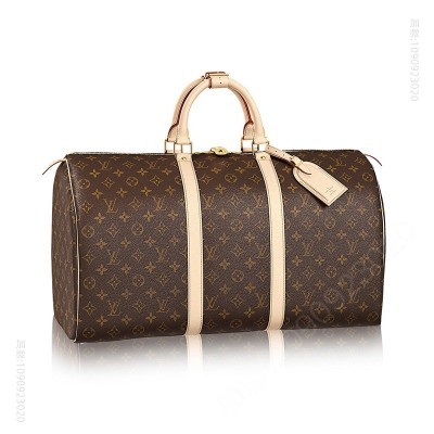 老花LV男包 LV KEEPALL 50 旅行袋 LV老花包 LV手提包 LV旅行包 原单路易威登男包 高仿LV