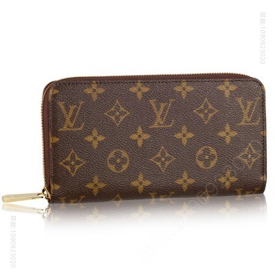 LV钱包 LV MONOGRAM系列 ZIPPY拉链钱夹 LV拉链钱包半开 LV经典钱包 原单路易威登钱夹 高仿LV女士钱包