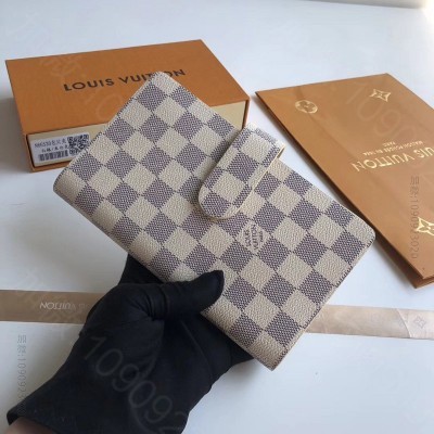 LV钱包 LV Damier 帆布卡片夹 LV多功能名片夹 LV卡包 LV名...