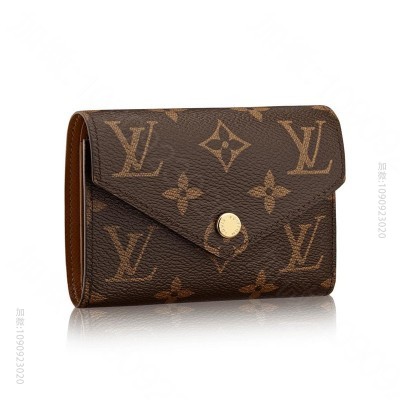 LV钱包 LV Victorine 钱夹 Monogram帆布豆豆钱夹 LV...